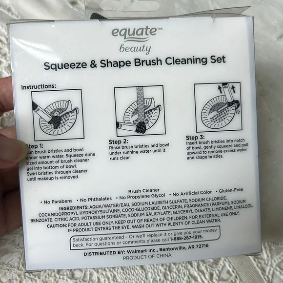 🖤NEW💕Equate beauty squeeze & shape makeup brush cleaning set - Picture 4 of 4